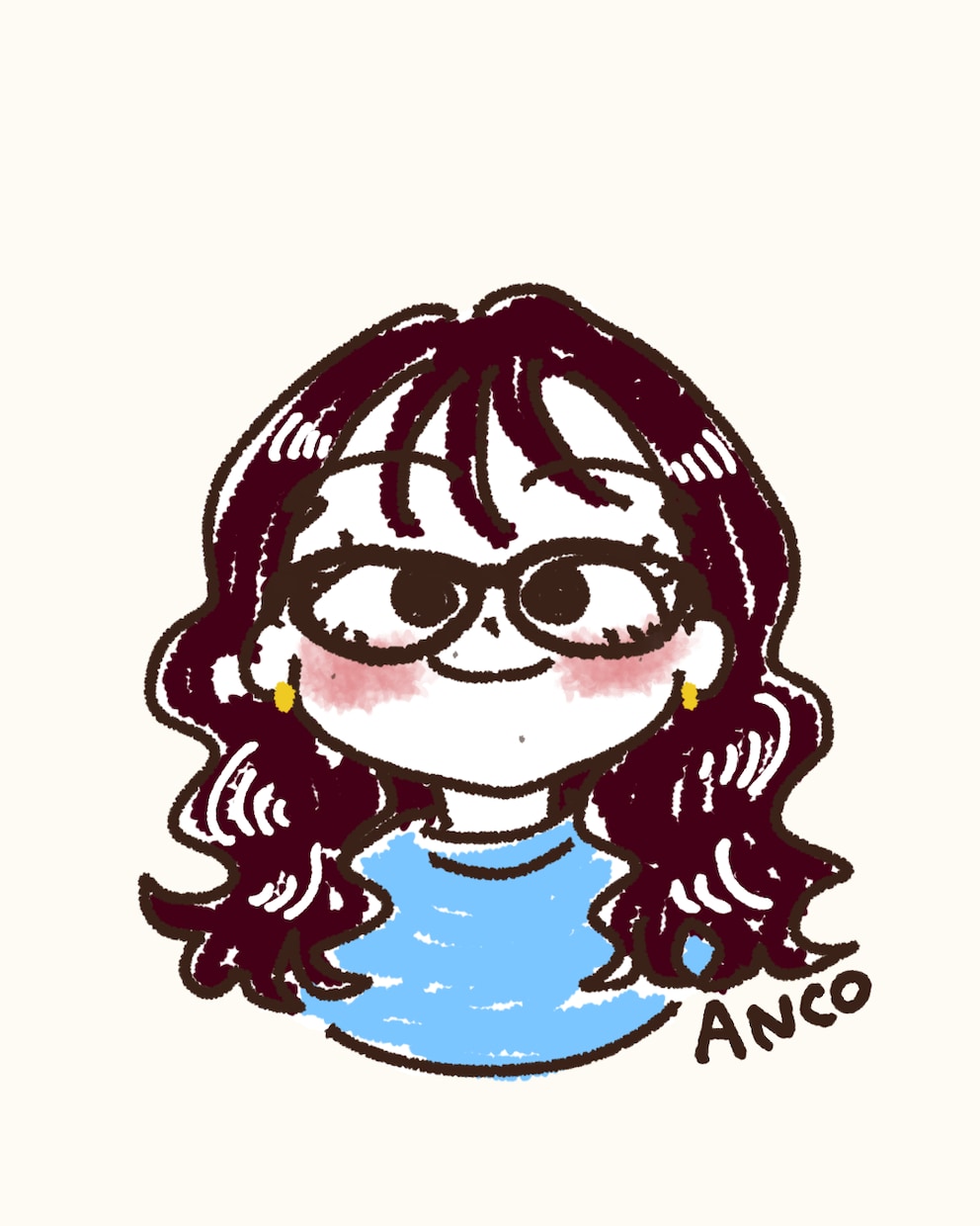 ほっこりする似顔絵作成します 記念日や誕生日のプレゼントにもぴったりです。 イメージ1