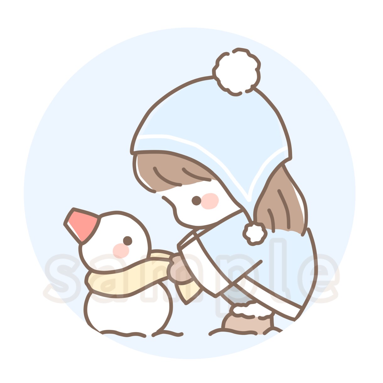 商用OK！ゆるふわアイコン描きます SNSやブログに！ゆる〜くかわいく仕上げます♪ イメージ10