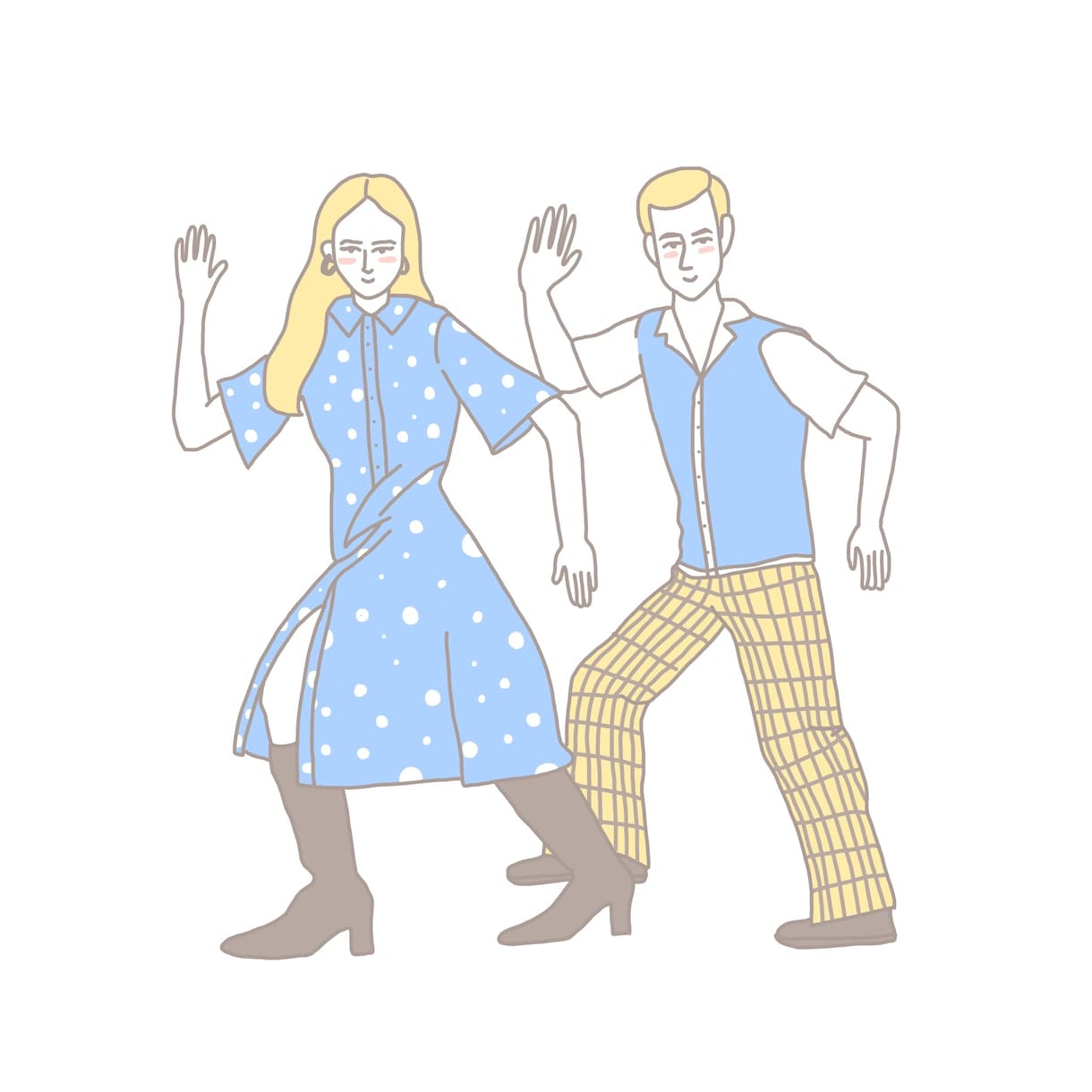 女性に人気◎カラフルでポップなイラストお描きします アイコン、ウェルカムボード、記念日のプレゼントに イメージ4