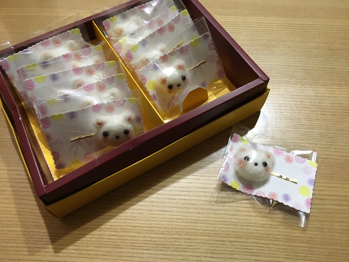 羊毛フェルトで動物作ります 可愛い動物のアクセサリーや小物、立体物などお作りします。 イメージ3