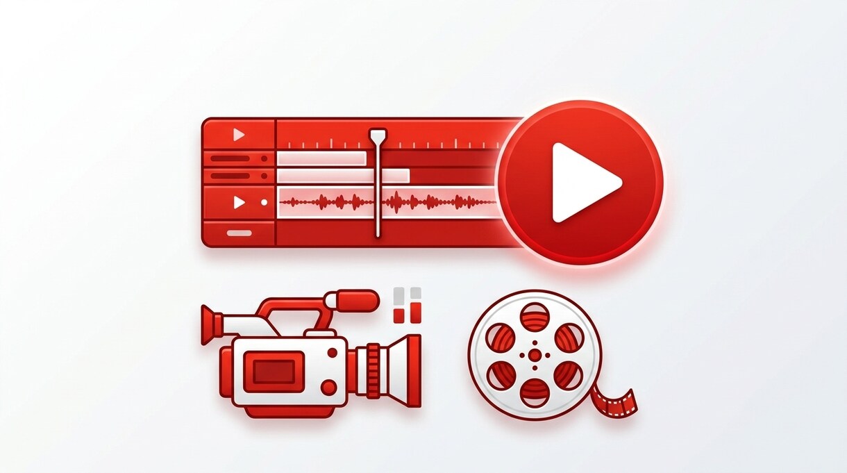 テーマだけでYouTube動画を制作します 台本・音声・画像・編集までAIでまとめてお任せ イメージ1