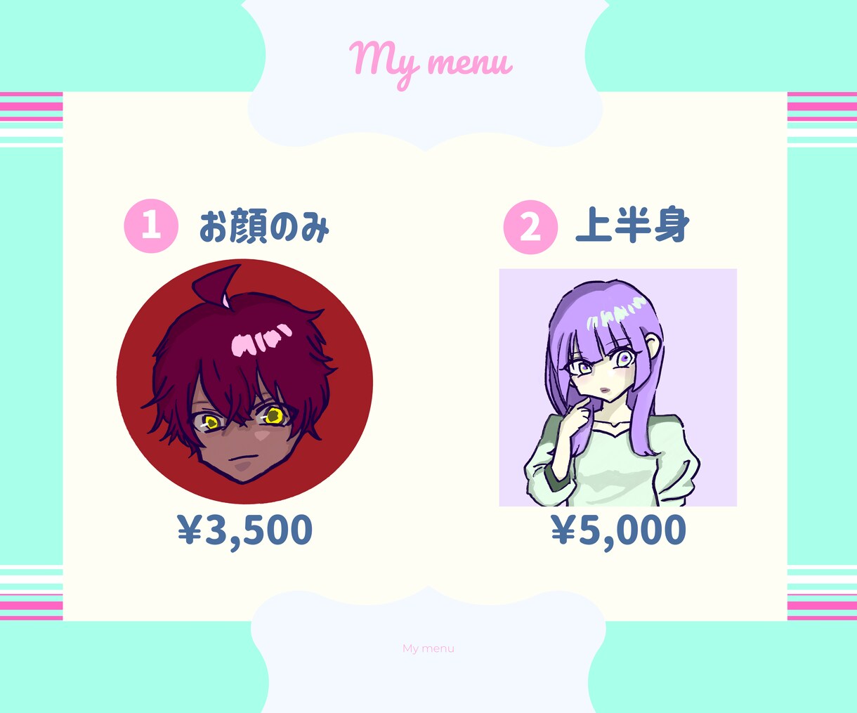 目を引く似顔絵を作成します 似顔絵やキャラクターを独特のタッチで作成します イメージ2