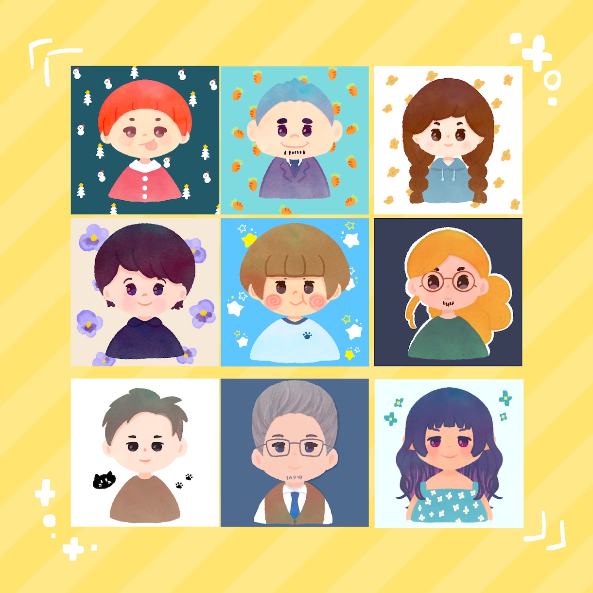 アイコンのイラストを描きます ゆるいデフォルメなイラストです イメージ3