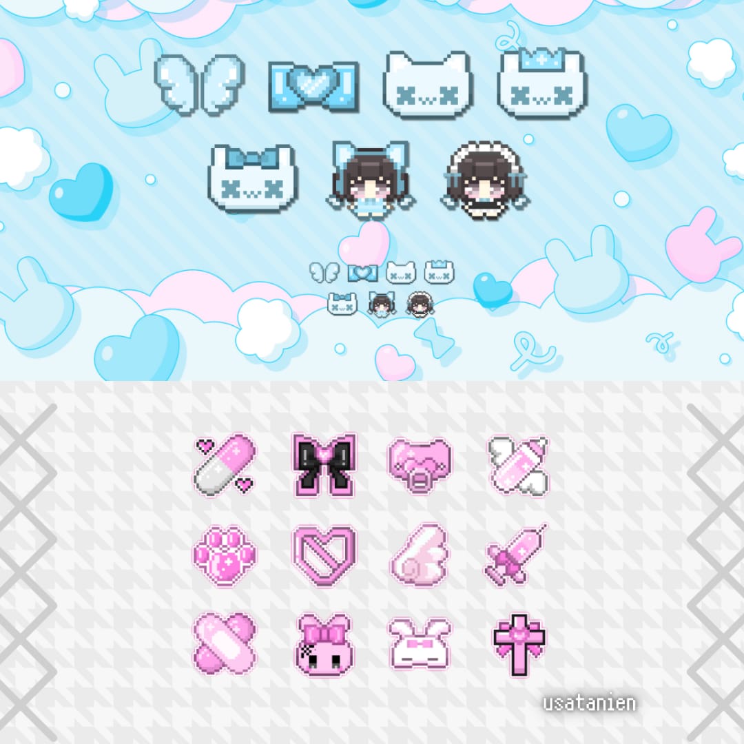 ドット絵、メンバーシップ、サブスクバッジ作成します YouTube、twitch、ドット絵、バッジ イメージ7