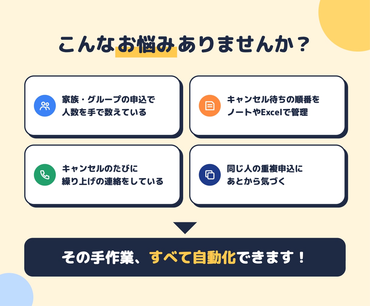 Googleフォームに定員・キャンセル待ち付けます キャンセル時の繰り上げも自動！標準機能でできない定員管理 イメージ2