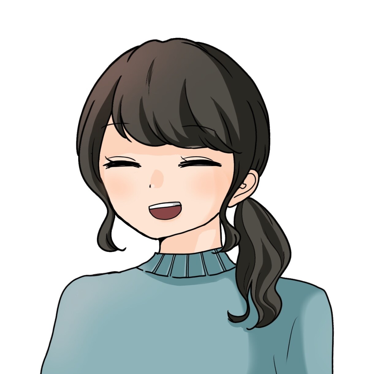 ブログ・SNSのプロフィール用アイコン描きます ぷにぷに可愛いデフォルメイラスト●商用利用可● イメージ6
