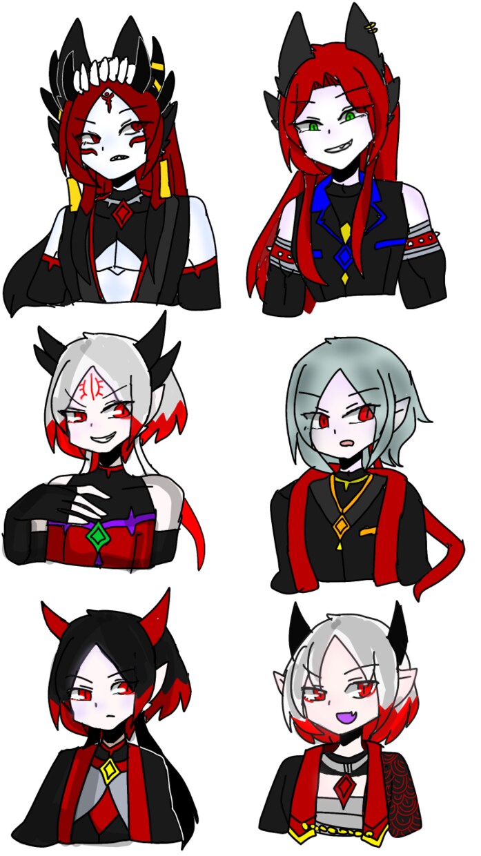 簡易式キャライラスト描きます キャラシートメーカー用にどうですか？ イメージ2