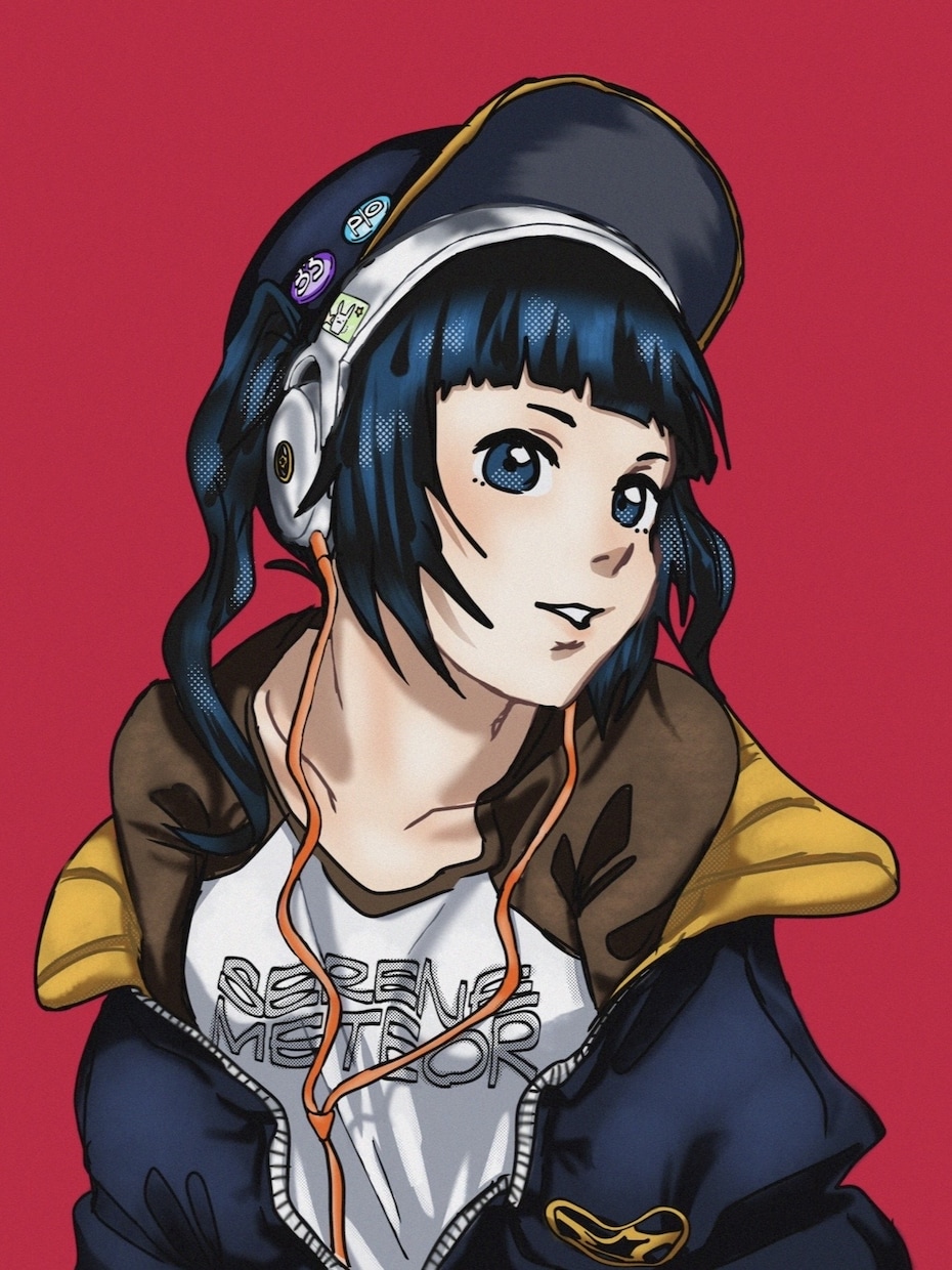 ストリート・サブカル風イラストを描きます スマホで10時間以上かけ、丁寧でリッチな仕上がりをお届け イメージ1
