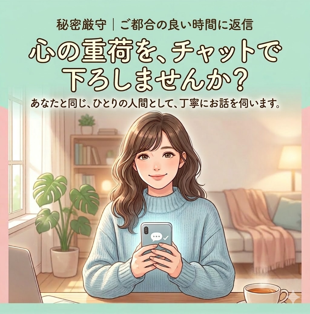 悩み相談｜些細な不安や深刻な悩み全てお聴きします ｜30分2000円～あなたの心に寄り添い、想いに応えます～ イメージ1