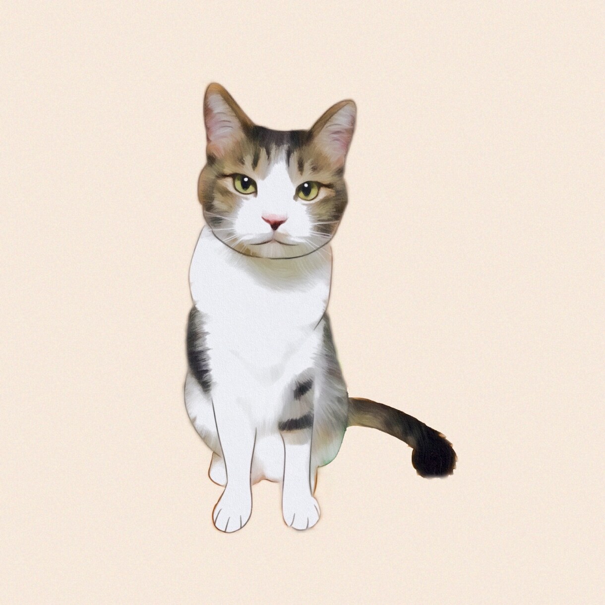 あなたのペットをイラストにします お写真を基にイラストを描きます イメージ9