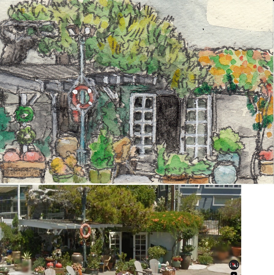 美大卒の確かな描写で、小さな建物水彩画をお描きます 簡易額入り・はがきサイズ原画郵送／写真1枚から思い出を復元 イメージ7