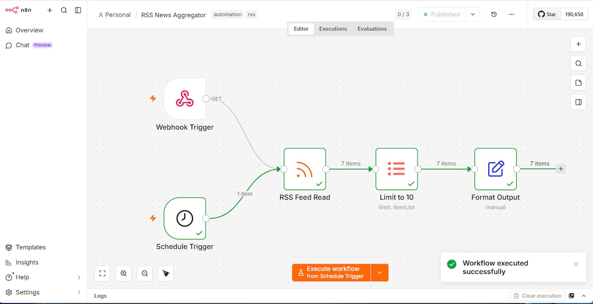 n8nで業務ワークフローを構築します API連携・データ処理・通知を自動化 イメージ1