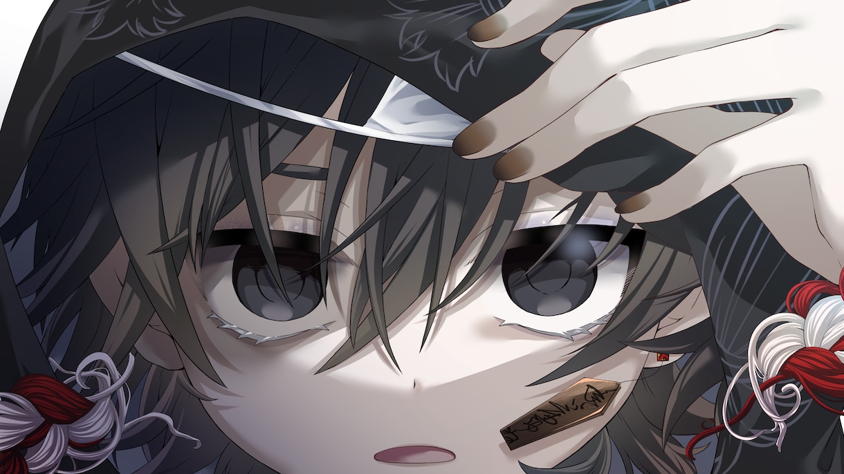 歌ってみたMV用イラスト作成致します 動画が映える、目を惹くイラストをお描きします！ イメージ6
