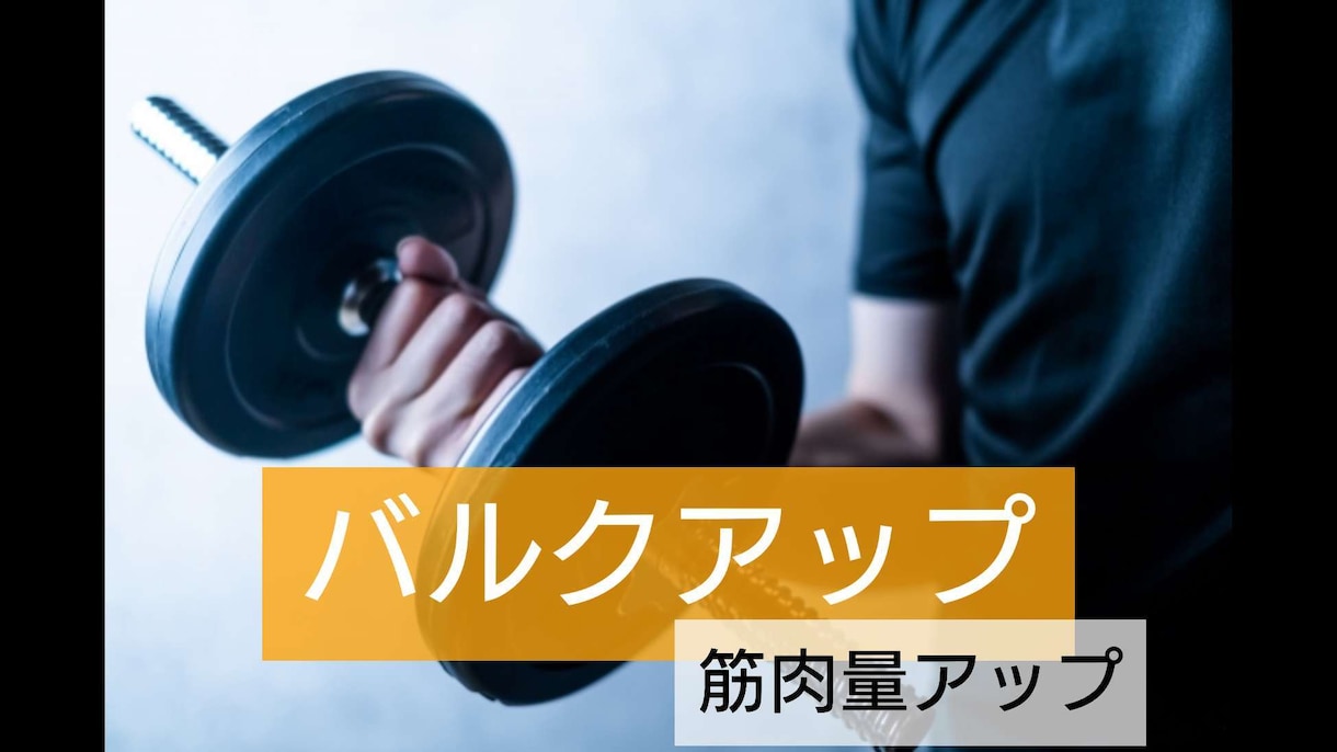 体を大きくしたい！筋肉をつけたい方、サポートします バルクアップ！体重を増やしたい貴方へ寄り添い１ヶ月サポート♪ イメージ2