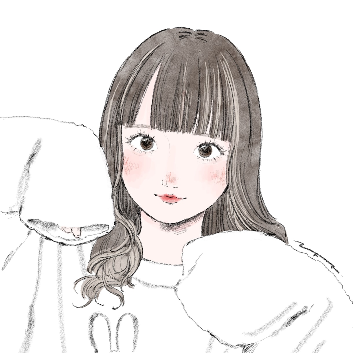 素朴であたたかな似顔絵描きます お客様の持つ空気感を大事に、やさしくあたたかいタッチで表現。 イメージ2