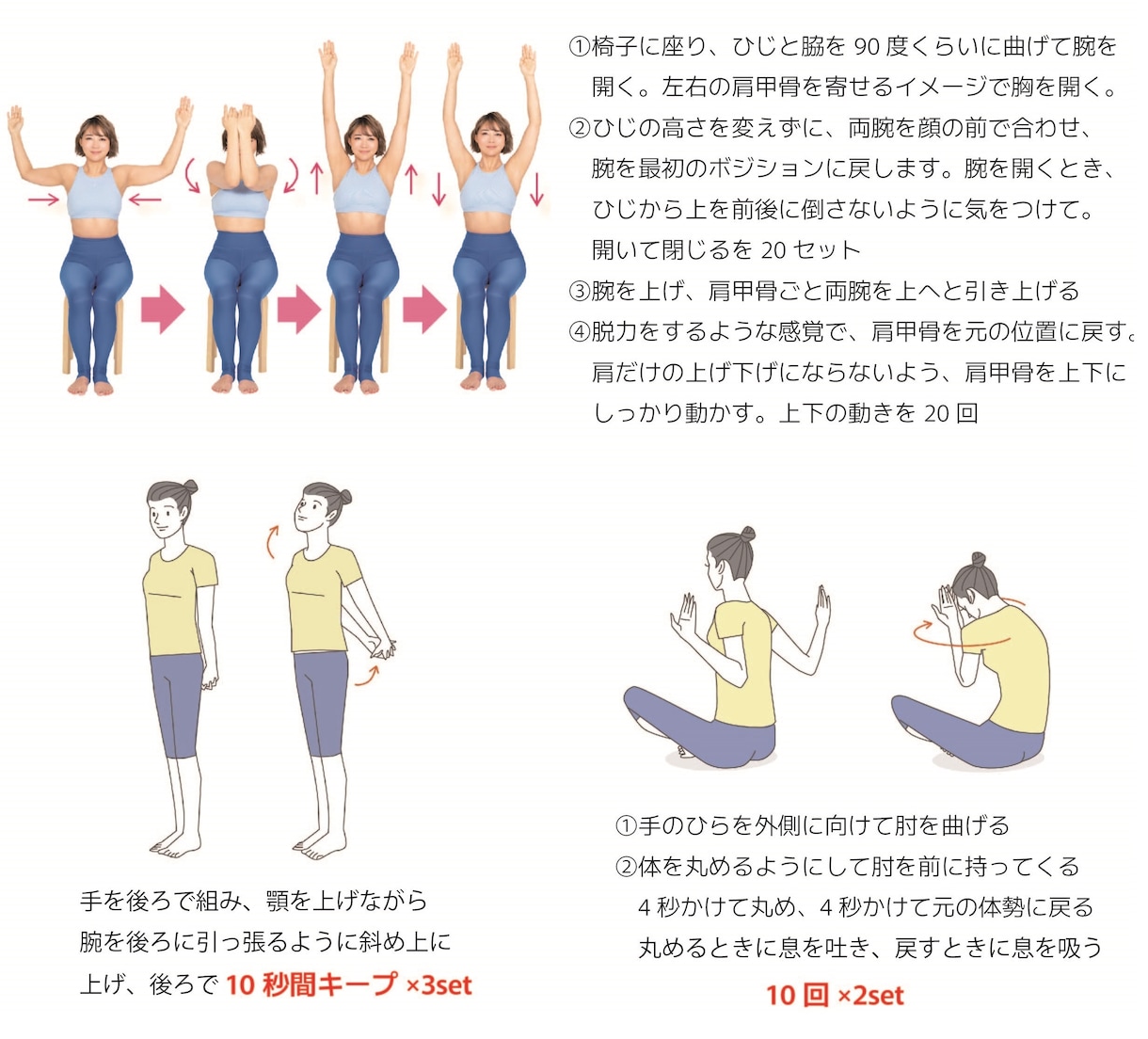 あなただけの専用メニューで体の悩みを改善します 肩コリ、腰痛などを改善するストレッチ・筋トレを図や写真入りで イメージ3
