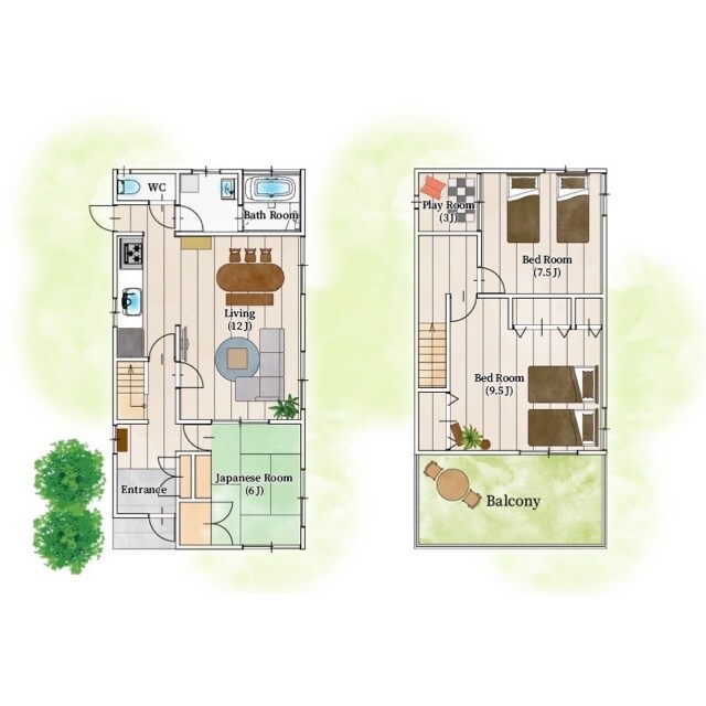 広告用の間取り図を作成します 二級建築士が速く丁寧に素敵な図面を提供します！ イメージ1