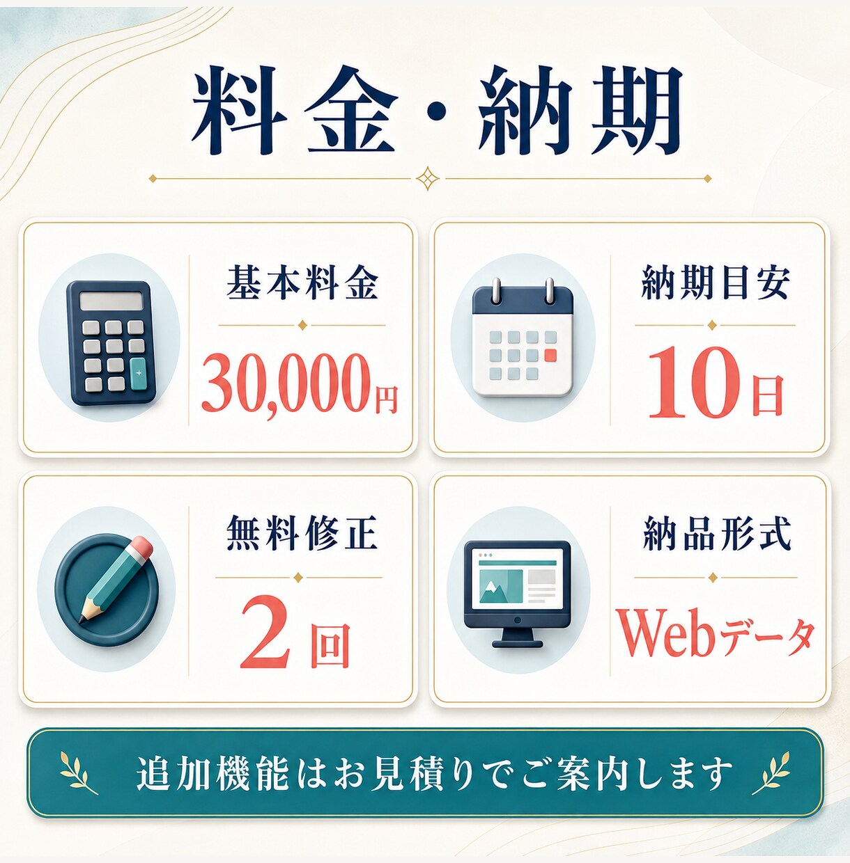スマホ対応のホームページを制作します 構成・文章・デザインまでまとめて対応します イメージ6