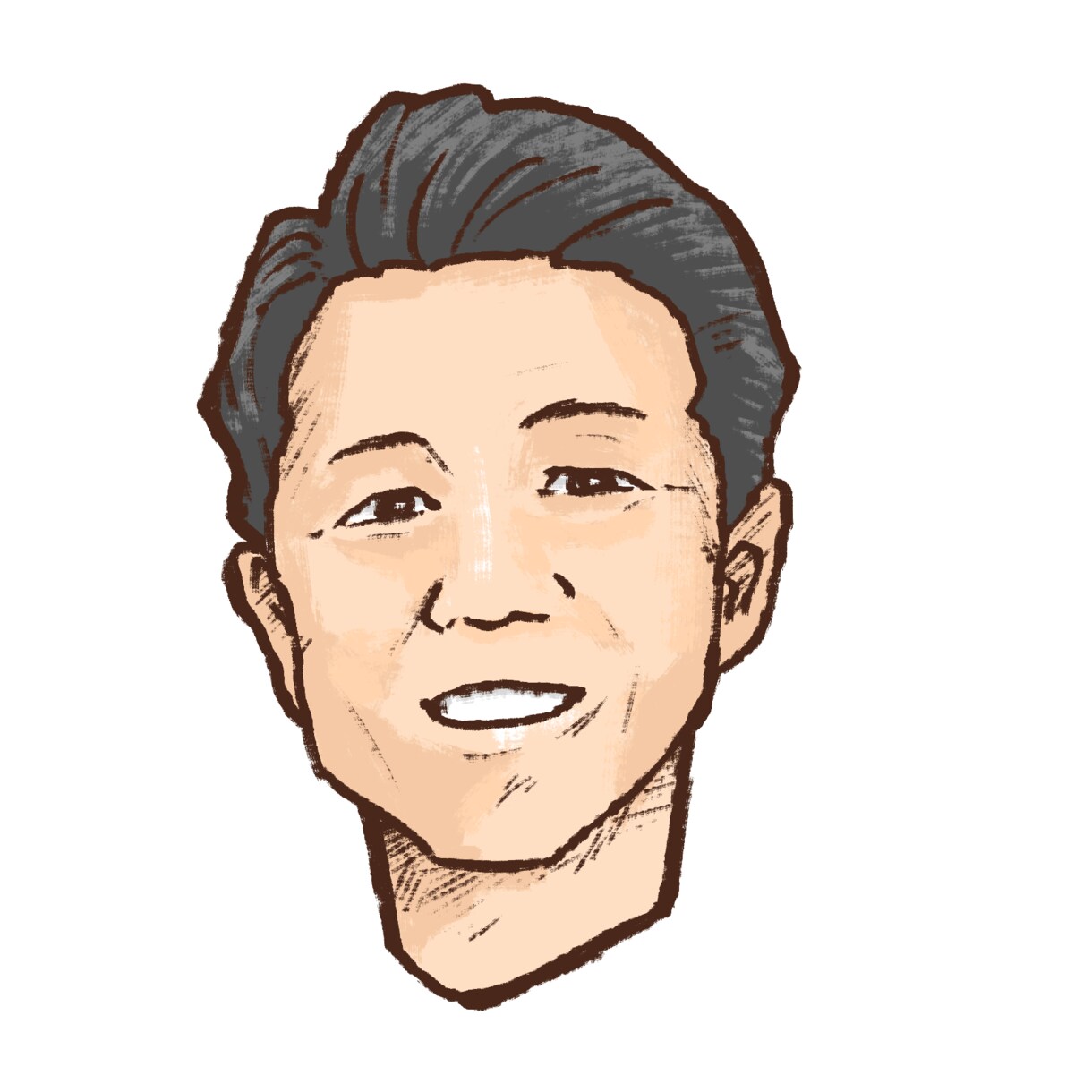 顔写真を絵にします ビジネスにも趣味にも使えるカジュアルタッチの似顔絵！ イメージ3