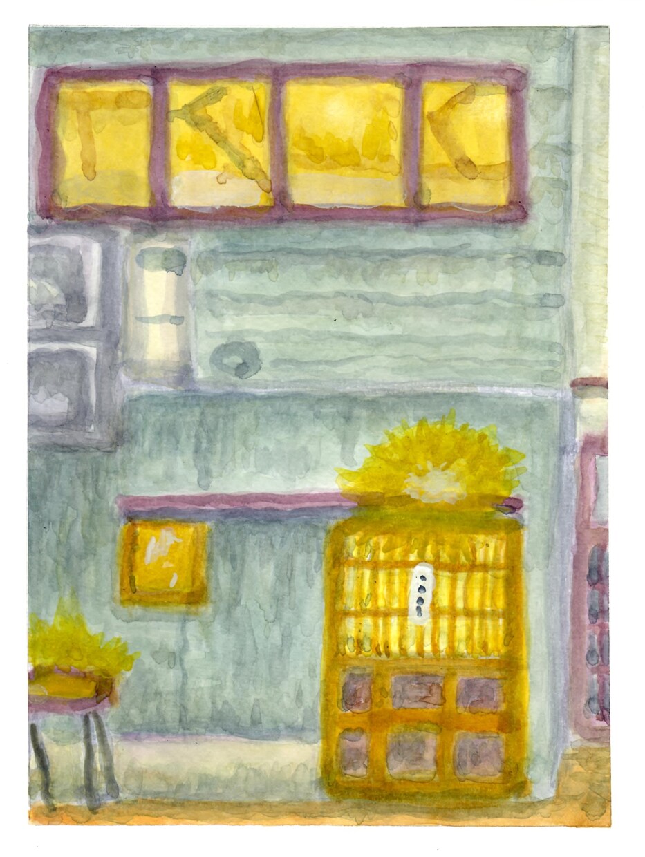透明水彩絵の具を使って風景や建物を描いています のんび～りした感じでゆる～く描いています。 イメージ1