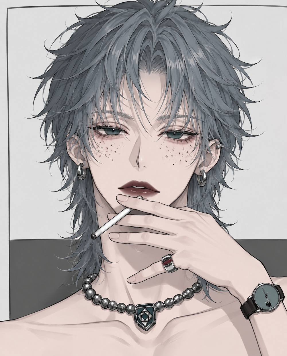 お洒落なイラスト描きます アーティストが描く1点ものvtuberイラスト イメージ2