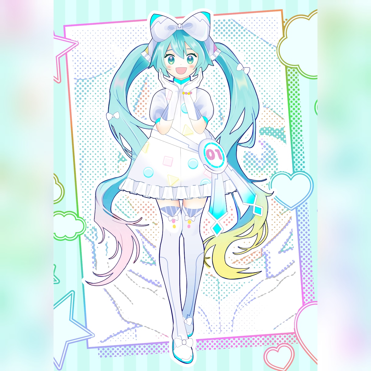 シンプルで可愛いイラストを描きます 女の子を描くことが得意です！サムネイル、グッズなどに！ イメージ2