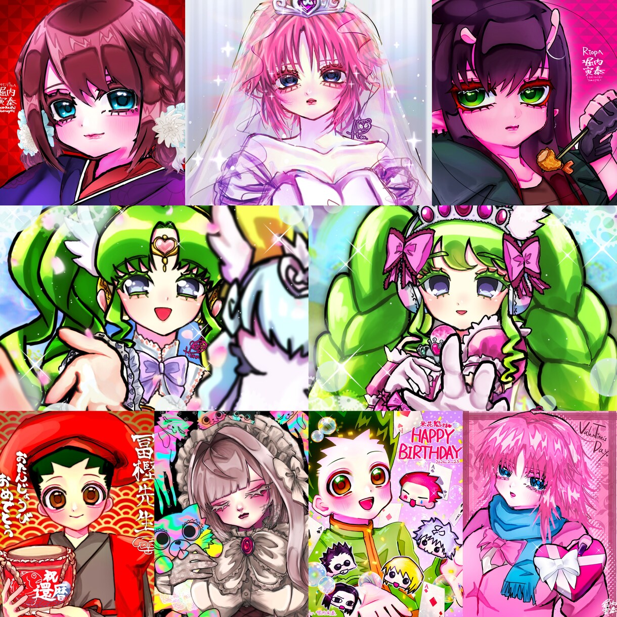 オリジナルキャラのバストアップ一枚絵を制作します アイコン,サムネや観賞用に！あなただけのイラストを描きます♡ イメージ7
