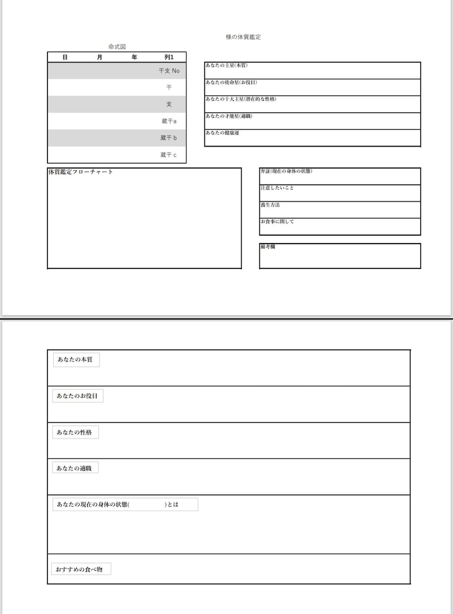 東洋医学と算命学を用いて鑑定します あなたの体質や使命などを分析し、自己分析のお手伝いをします イメージ4