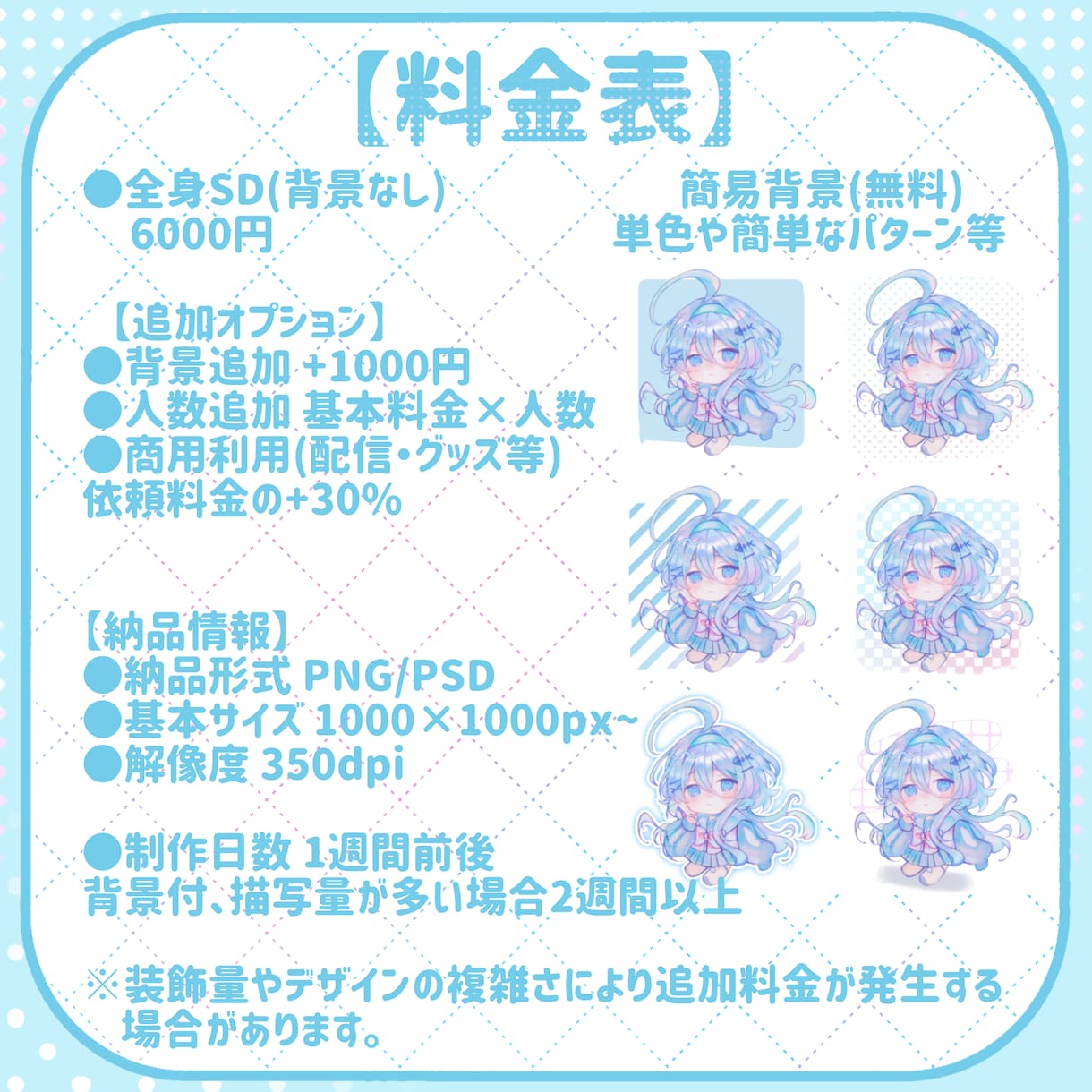 ぷにっと！かわいいミニキャライラスト描きます 商用利用可！SNS、アイコン、グッズに♪ イメージ2