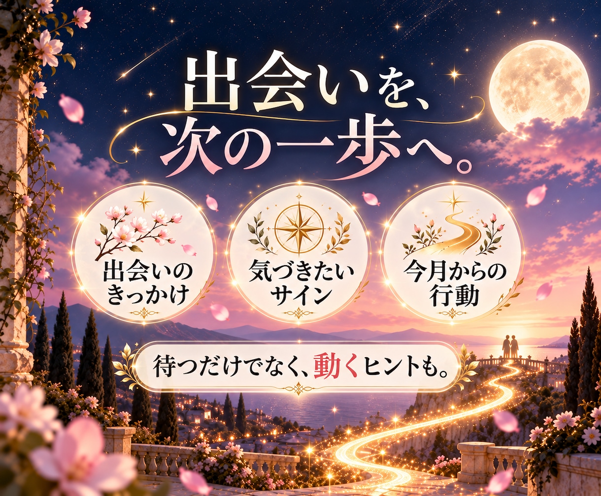 運命の人と出会う月を半年の恋愛カレンダーで占います 次の恋は何月に動き出す？半年先まで読みます イメージ10
