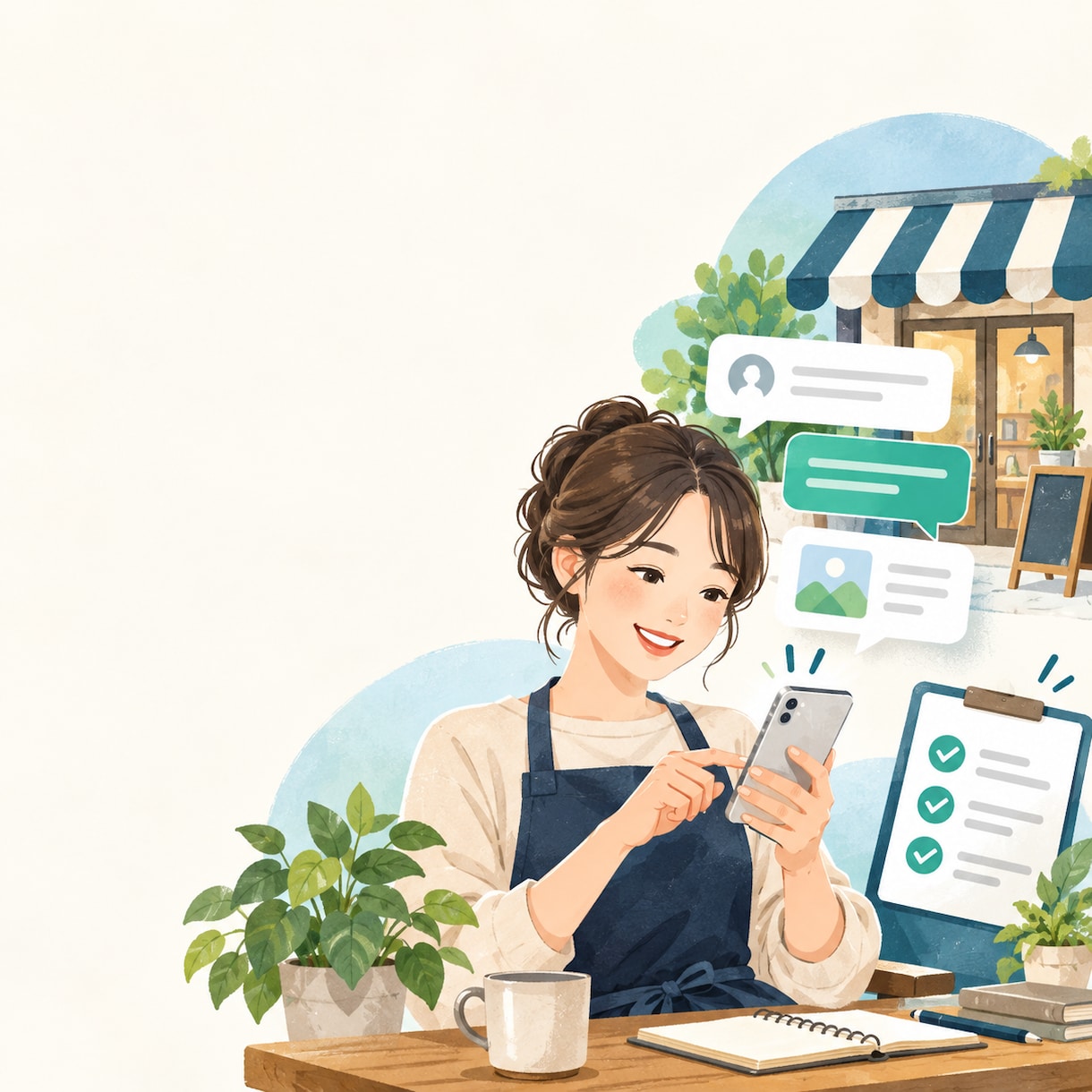予約・LINEの案内文を分かりやすく作ります 予約確認からキャンセル案内までまとめて整えます イメージ1
