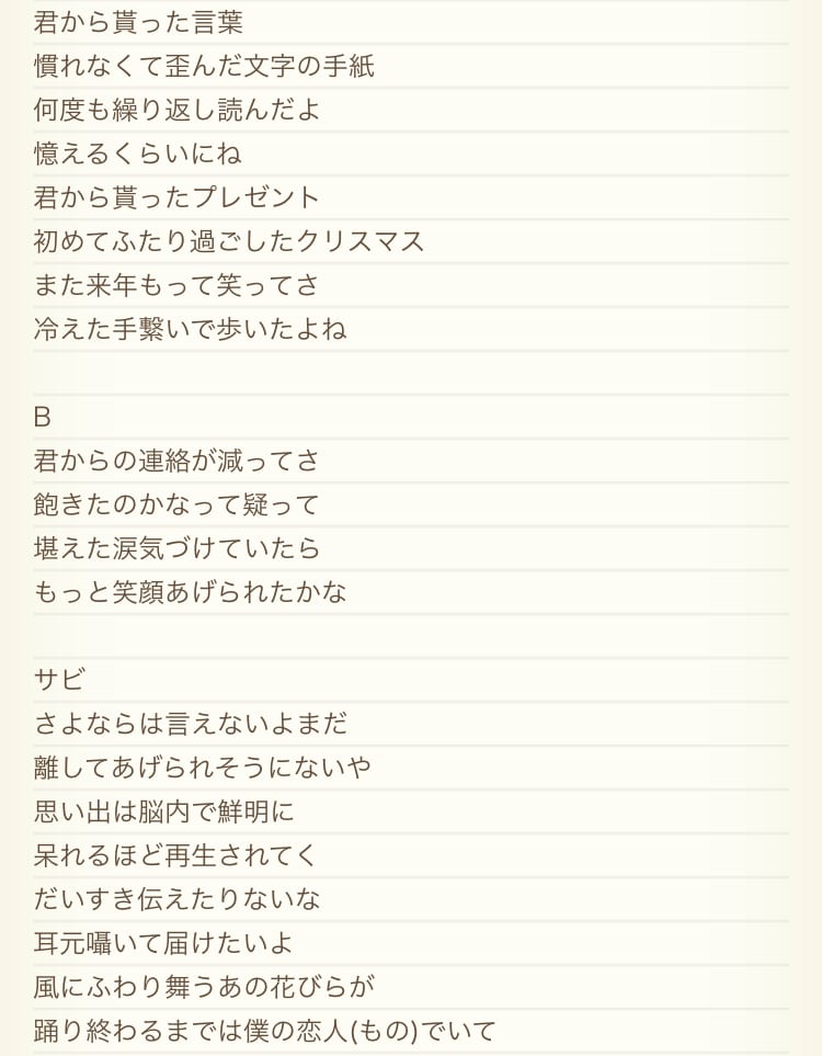 即日納品！制作済の歌詞を2ヶ〜お譲りします 低価格かつ高クオリティな歌詞が「今日」手に入る イメージ3