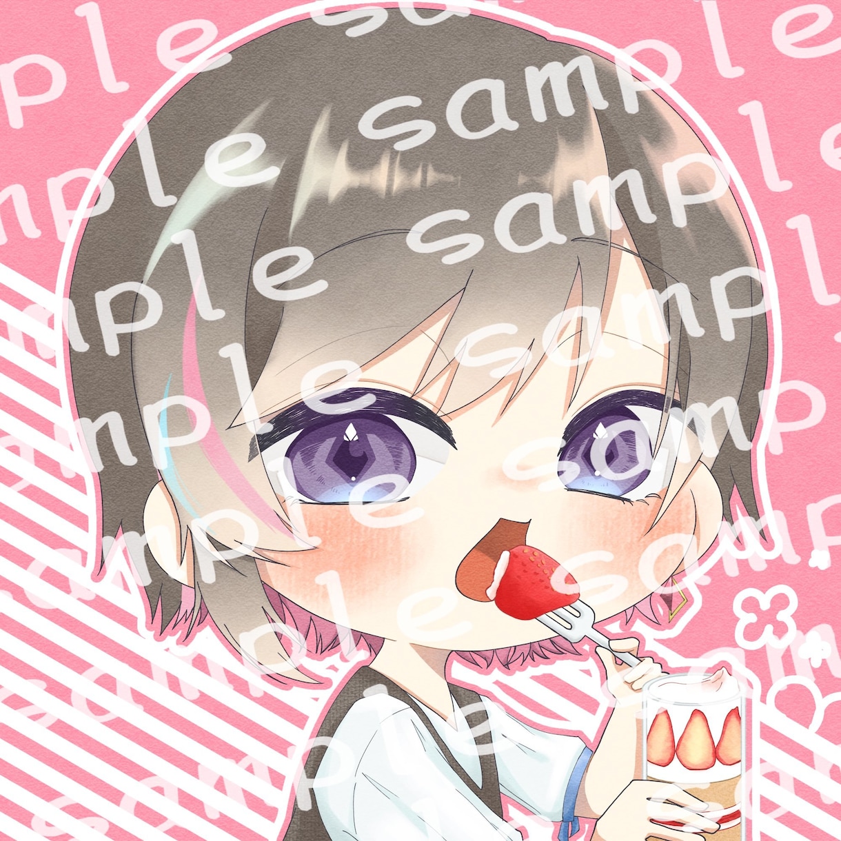 可愛いデフォルメ描きます みんなに可愛いと言って貰えるような描きます！ イメージ2