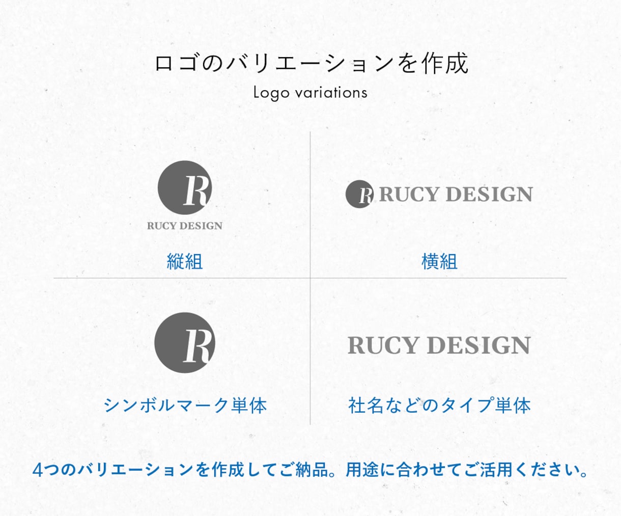 事業の信頼を支えるロゴ・VIを設計します 事業理解から設計する、長く使えるロゴ イメージ4