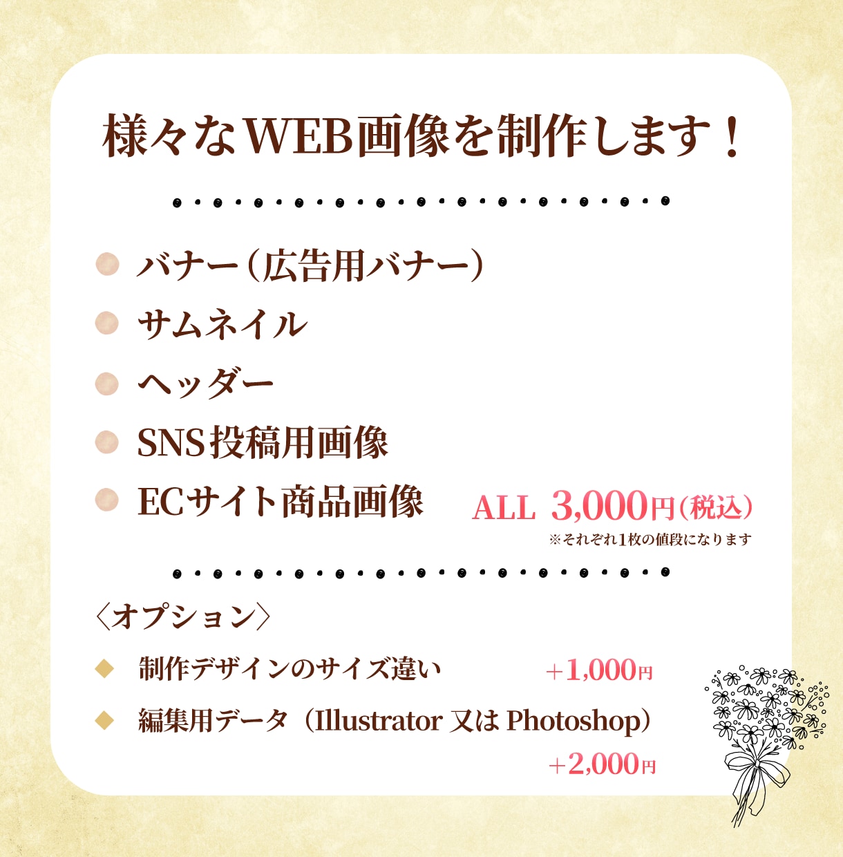 売れる・伝わるWEB画像を制作します バナー/サムネイル/ヘッダー/SNS画像/商品画像など イメージ2
