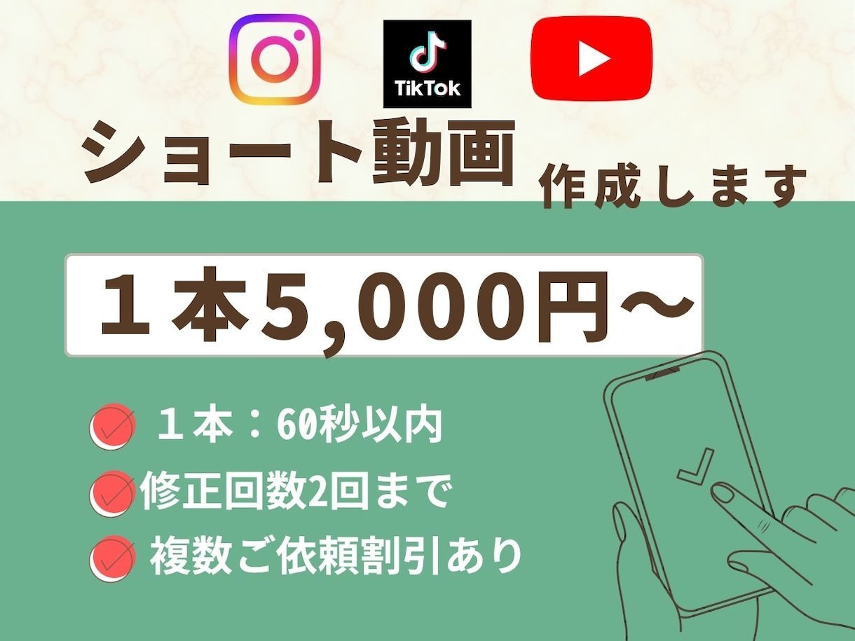 つい手が止まる。見たくなる動画編集します 先着20名まで5000円→4000円 イメージ1