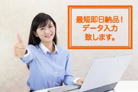 お忙しいあなたのデータ入力代行致します 完全文字数制！無駄な料金が発生致しません！！ イメージ1