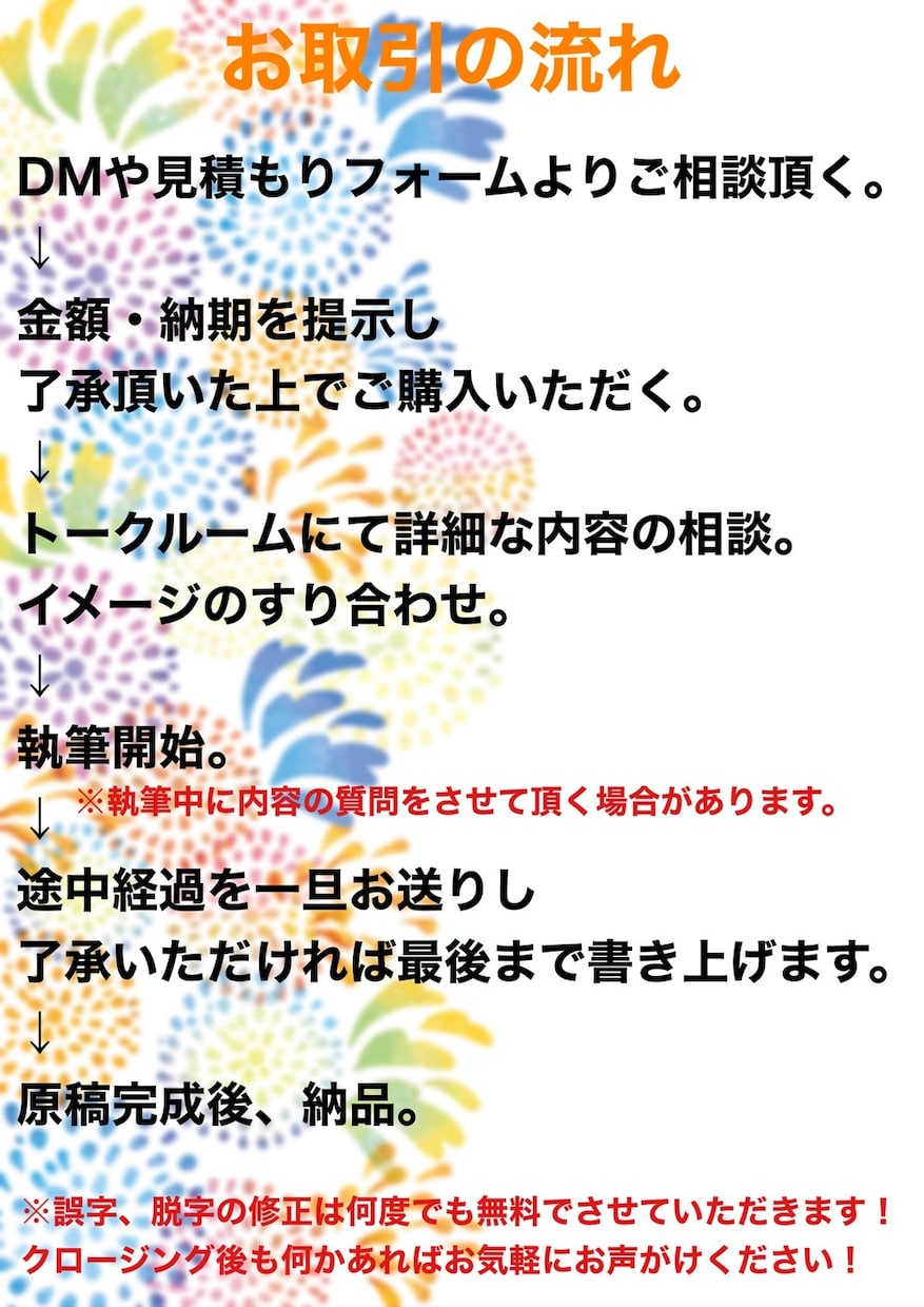 人に読んでもらえる小説書きます BL・GLもOK！　まずはお気軽にご相談ください！ イメージ2