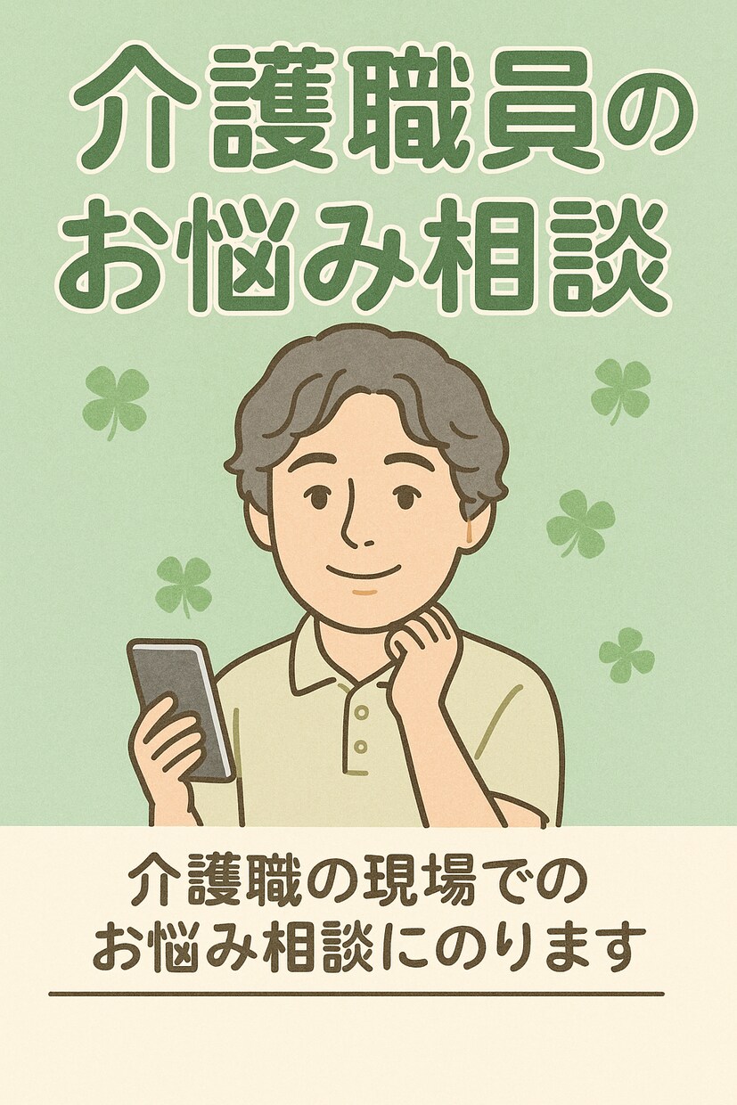 介護職員の方のお悩みに答えます 特養リーダーが職場のお悩み相談に乗ります イメージ1
