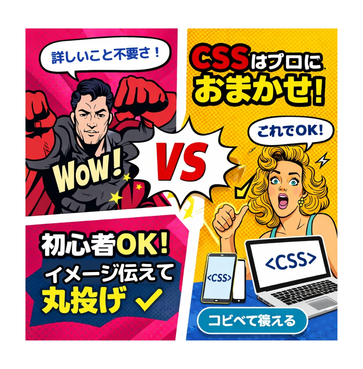 CSS調べるのが面倒なあなたへ！CSS書きます 貼るだけでOK！面倒なCSSおまかせ イメージ1