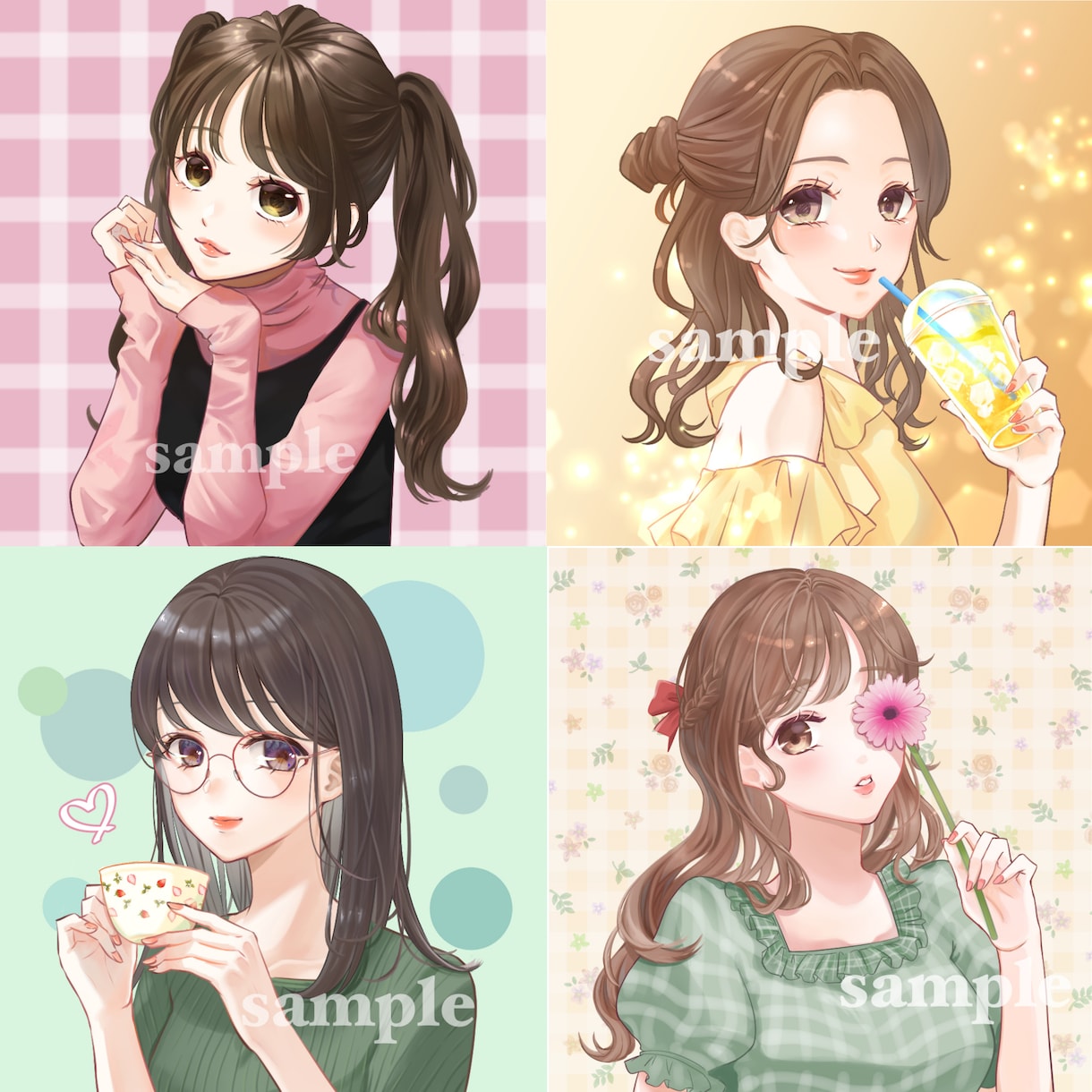 10月限定サービス実施中！可愛いアイコン作成します SNS・ブログ・YouTubeなどにも☆ イメージ7
