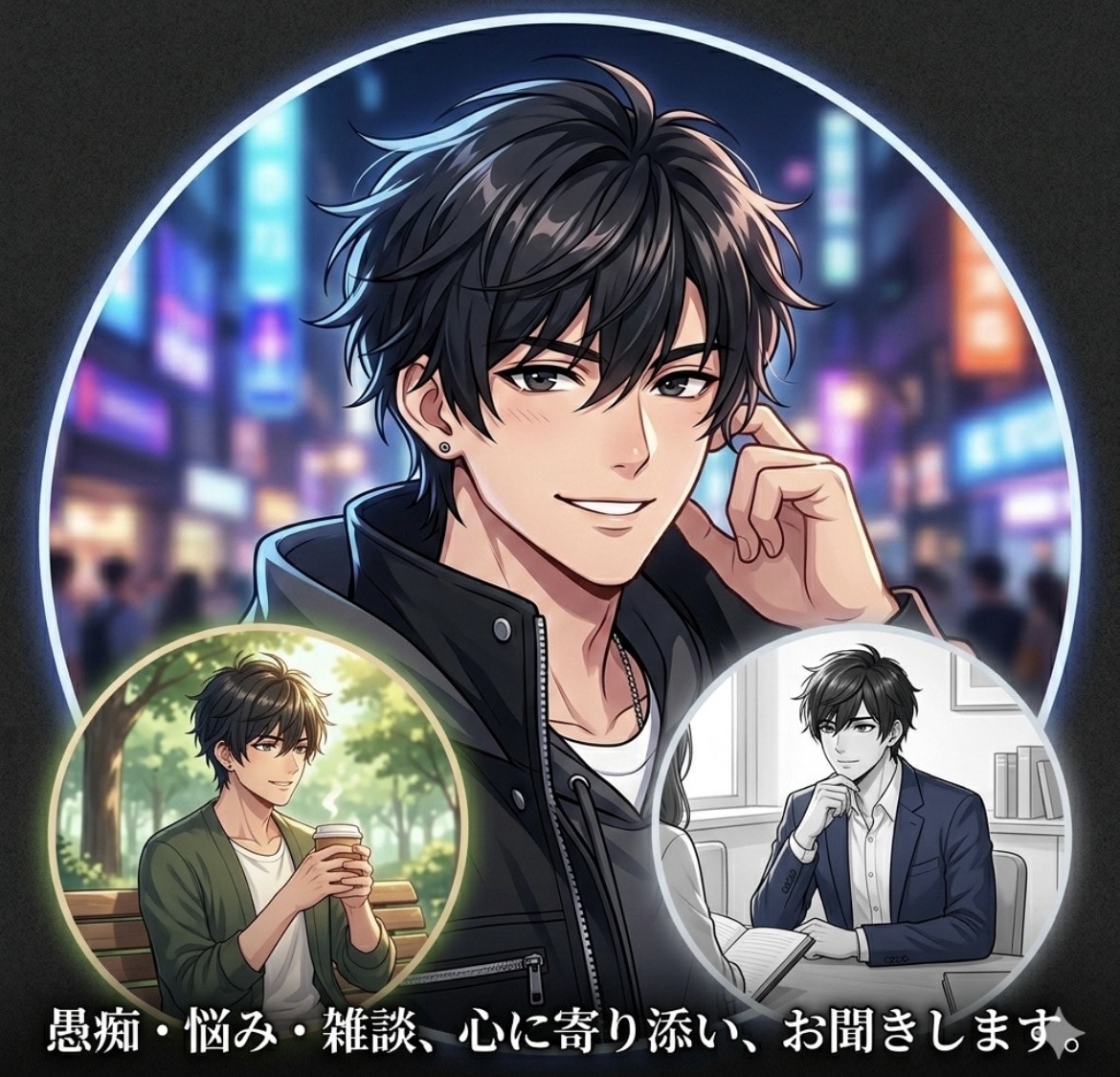 愚痴・悩み・雑談、何でもお聞きします * 誰かと話したい時、あなたのお話聞きます* 5分からOK イメージ1