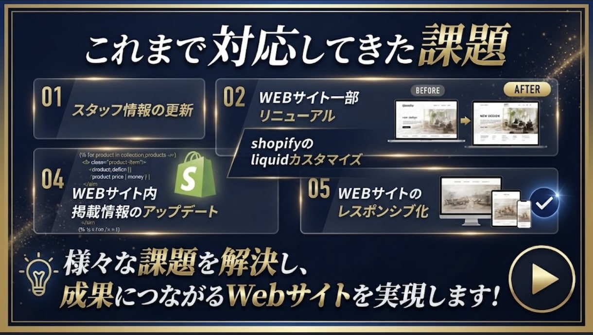 即対応！HP・Shopifyの修正・改善します エラー・不具合・デザイン変更、お気軽にご相談ください。 イメージ5