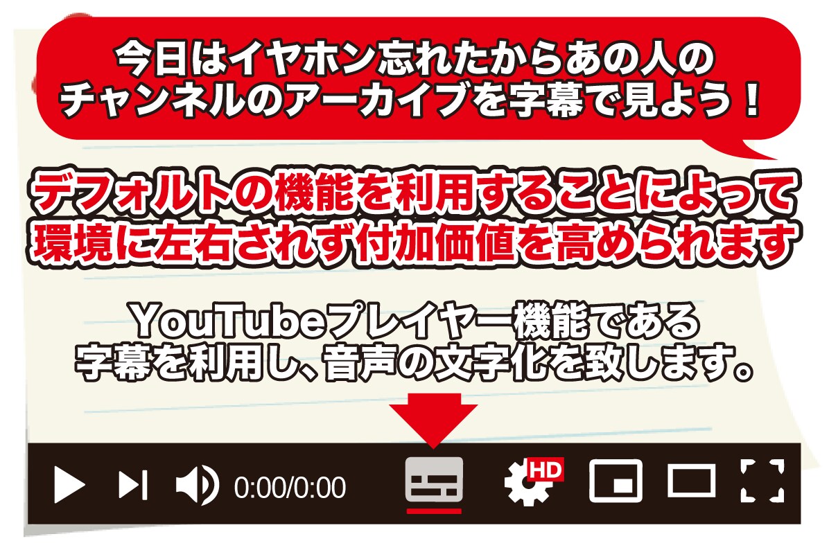 1分200円！YouTube字幕制作代行致します ▶低コスト！YouTube動画の動画視聴数アップをサポート！ イメージ5