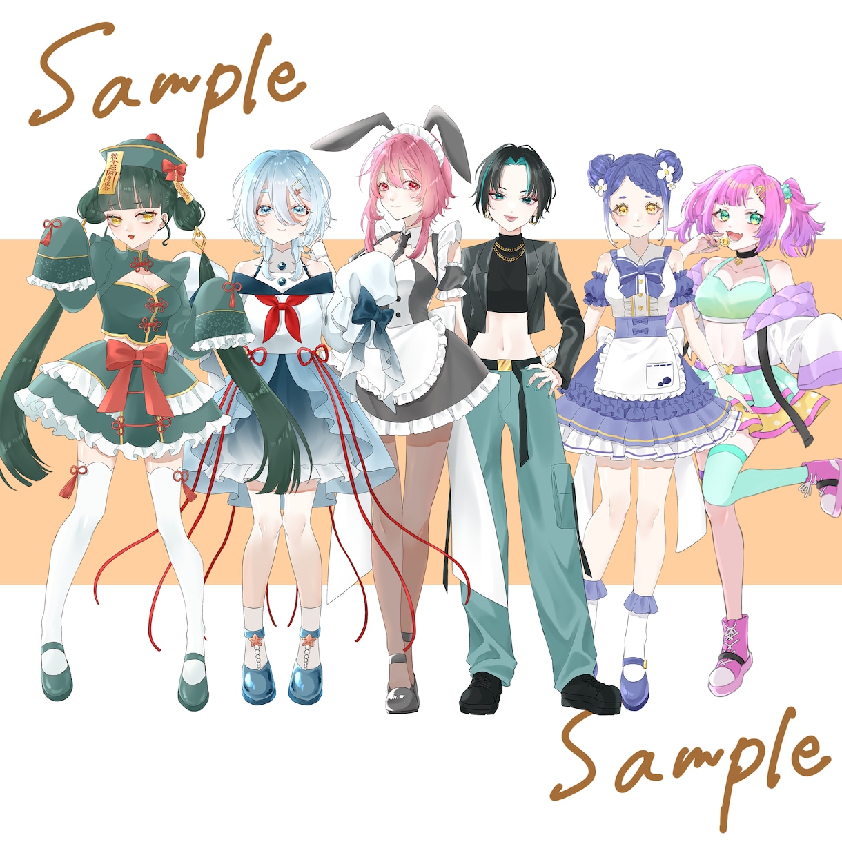 実績作りにつき今なら半額で！立ち絵描きます 自分だけの特別なお姿・キャラクターが欲しい方へ！ イメージ1