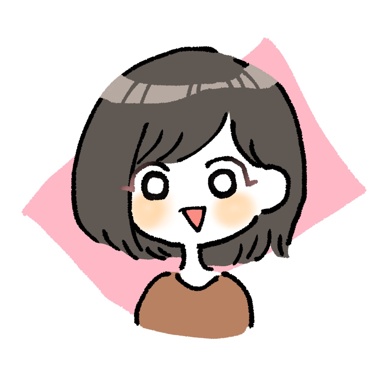 ブロガーさん向け！くっきり可愛いアイコン作ります ブログとSNSを統一させたい方向けのアイコンです◎ イメージ4