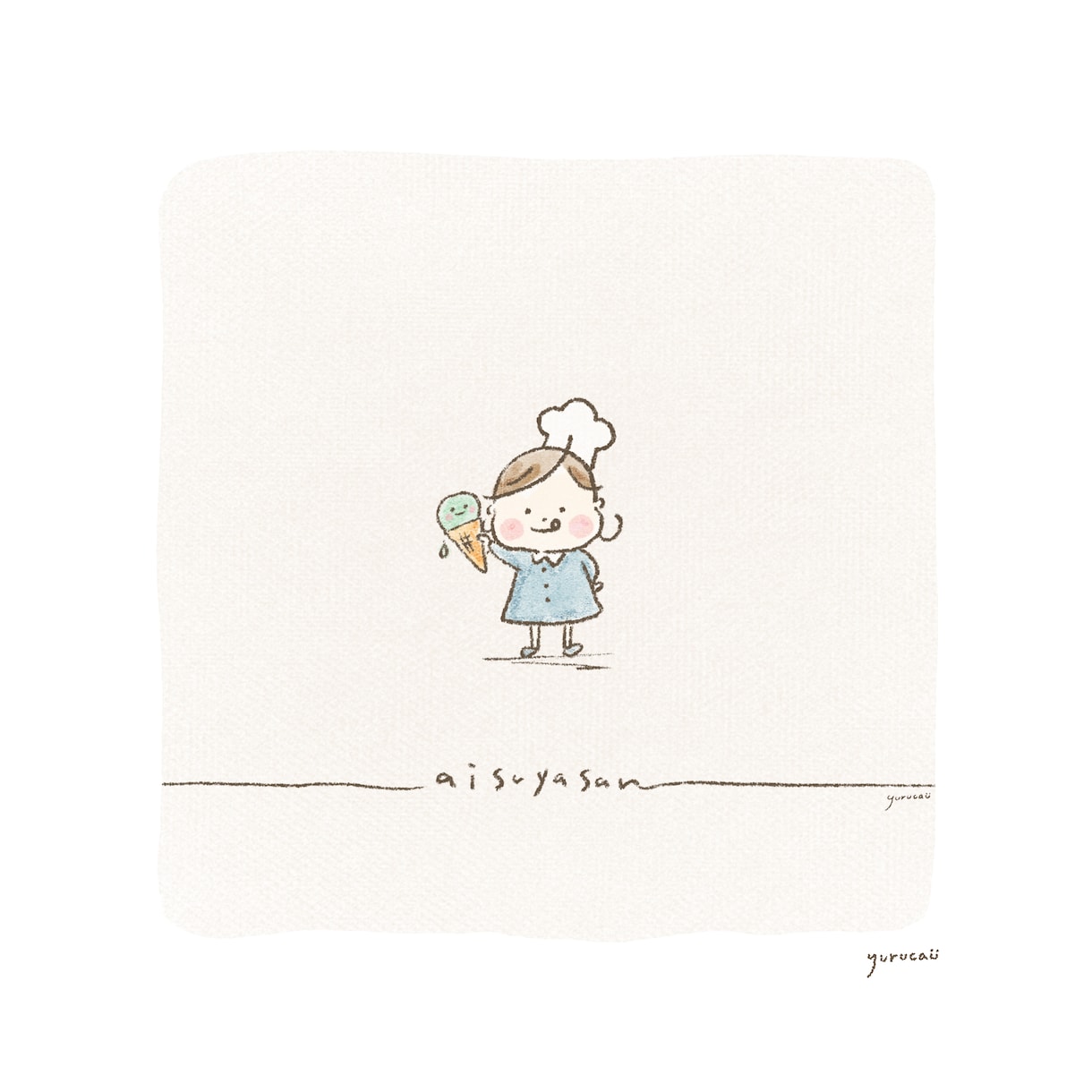ほわっと❤︎ゆるふわ大人かわいいアイコン描きます ゆる〜くふわりと♪ナチュラルな背景で優しくあたたかな印象に イメージ6