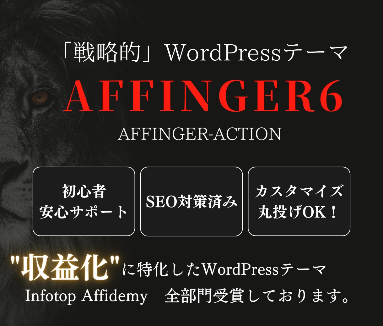 AFFINGERでワードプレスブログを制作します カスタマイズ途中のサイトも対応させていただきます！ イメージ1