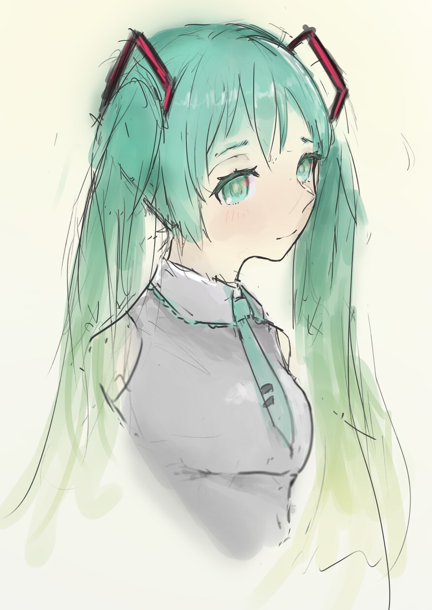 二次創作または一次創作の一枚絵を描きます 構図が良いイラストを描けます！ イメージ5