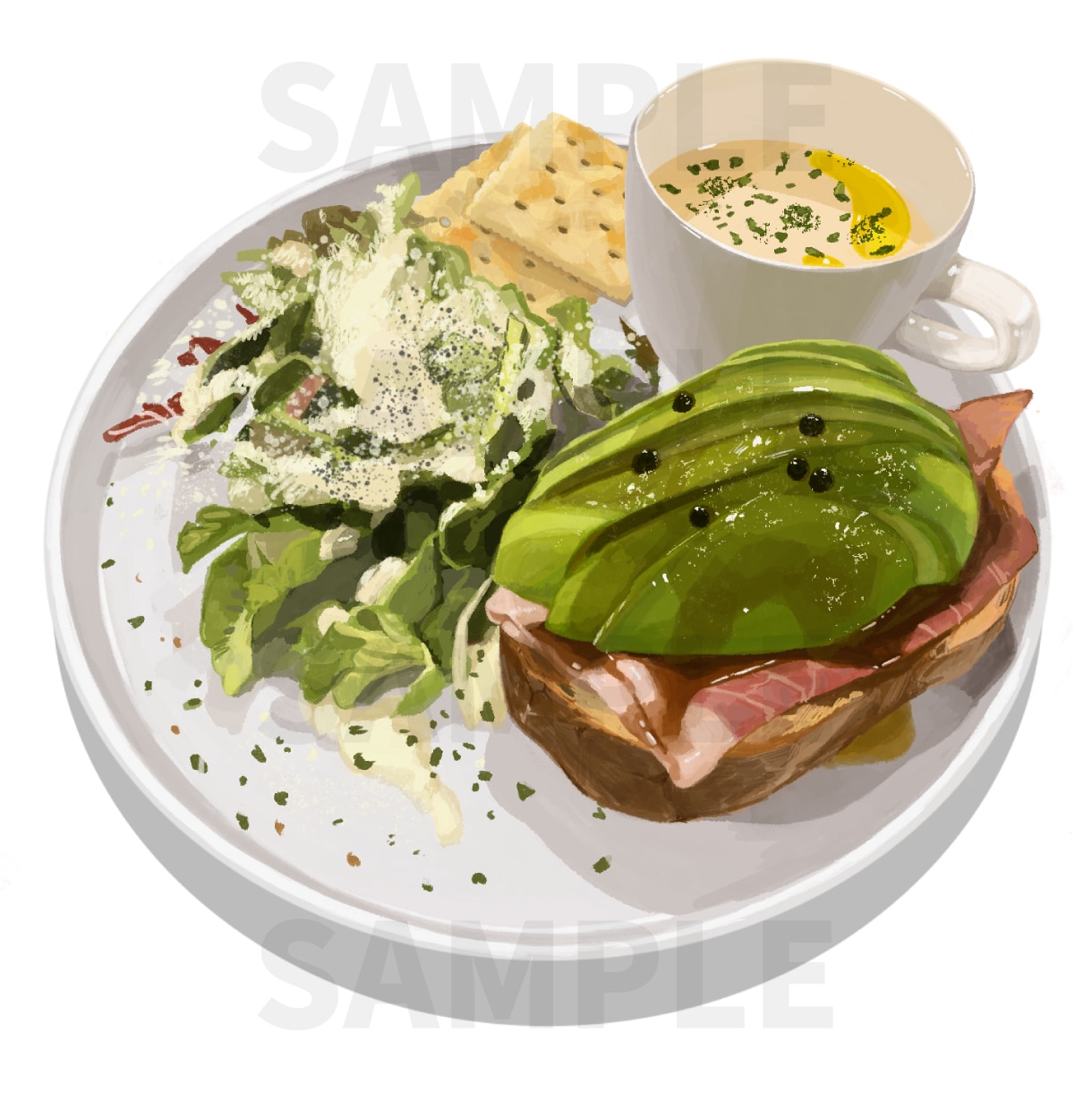 商用可！写真を元に食べ物のイラスト描きます メニュー表やショップカードに使えるかわいいイラストを制作 イメージ6